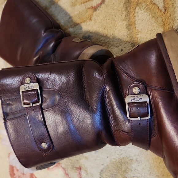 UGG Kensington boot, brown leather, size 8 - Picture 5 of 12